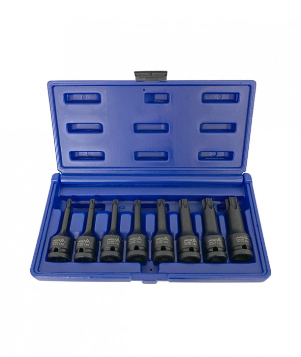 JOGO 8 CHAVES 1/2" TORX...